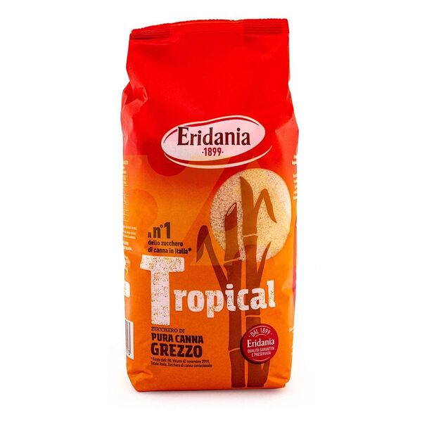 Сахар Eridania тростниковый коричневый 1кг, Италия