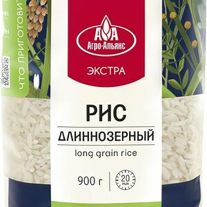 Рис Агро-Альянс Экстра длиннозерный 900г