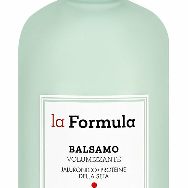 LA FORMULA Кондиционер с протеинами шелка и гиалуроновой кислотой для объема и уплотнения волос, 300 мл