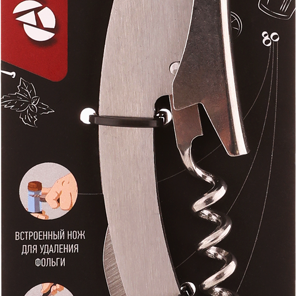 Штопор APOLLO Opere, нержавеющая сталь Арт. OPR-01