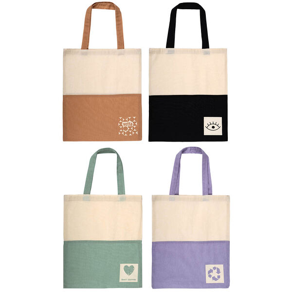 Сумка-шоппер Vetta хозяйственная, хлопок эко, 35х40см, 4 дизайна