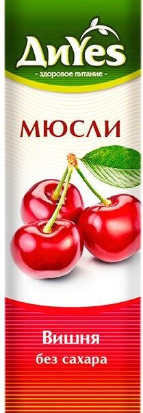 Батончик-мюсли DiYes Вишня без сахара