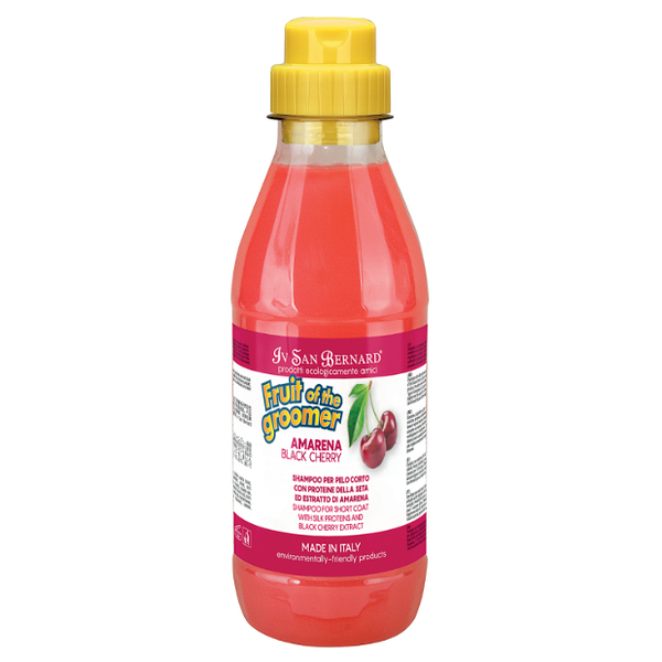 ISB Fruit of the Groomer Black Cherry Шампунь для короткой шерсти с протеинами шелка