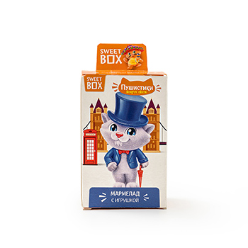 

Мармелад жевательный Sweet Box с натуральным соком с игрушкой 10г, в коробке Россия