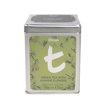 Чай зелёный листовой с жасмином, Dilmah, 100 г, Шри-Ланка