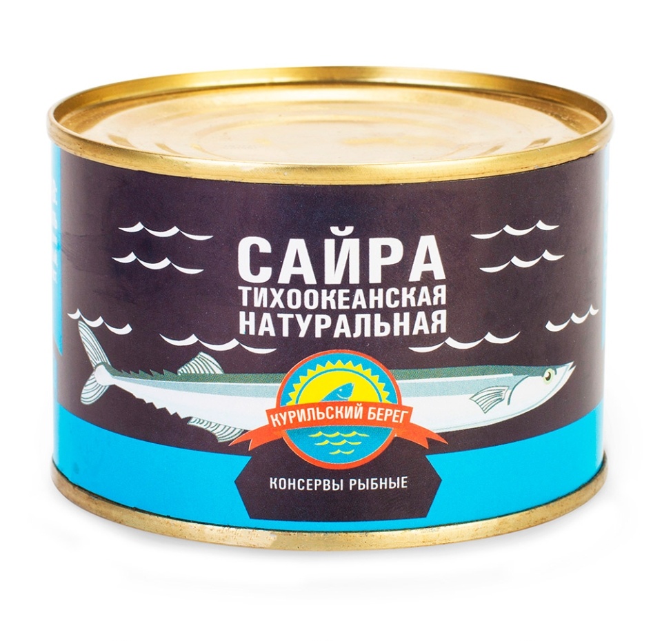 

Сайра Курильский берег Тихоокеанская натуральная 250 г