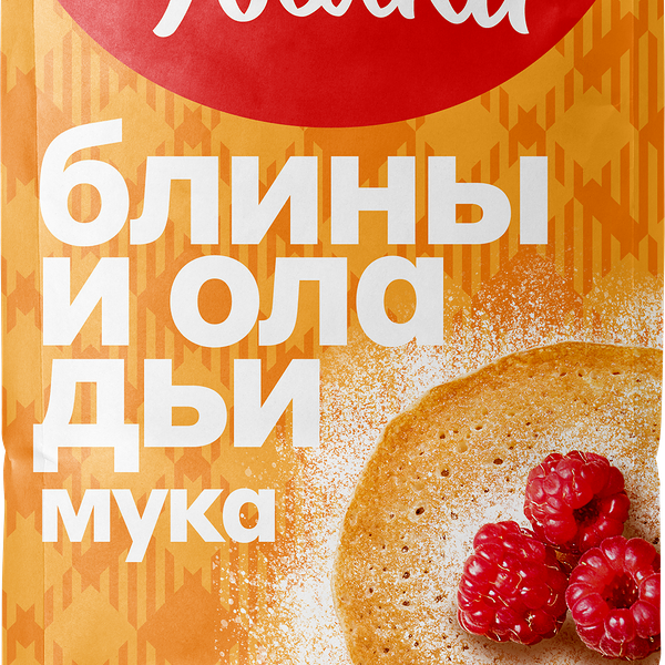 Мука Увелка пшеничная для блинов и оладий 1 кг