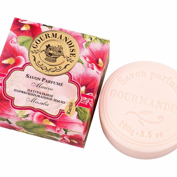 GOURMANDISE Мыло натуральное парфюмированное Мальва, 100 г