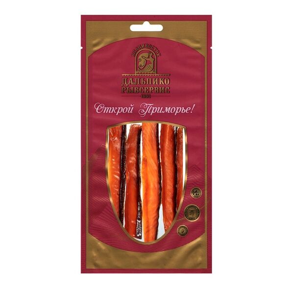 Горбуша сушёно-вяленая палочки, «Дальпико»