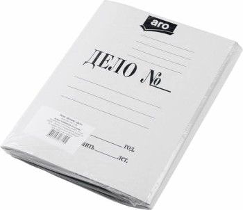 Папка-обложка Aro Дело белая 260 г/м 25 шт