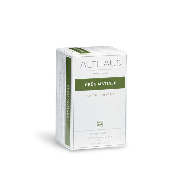 Чай зеленый Althaus Grun Matinee пакетированный 20х1,75 г