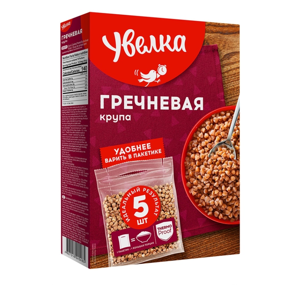 

Гречка Увелка Экстра 5 пакетиков 400 г