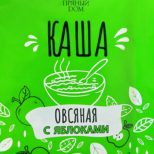 Каша овсяная с яблоками ТМ Пряный Дом 30г