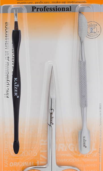 Набор ножницы, триммер, шабер KAIZER