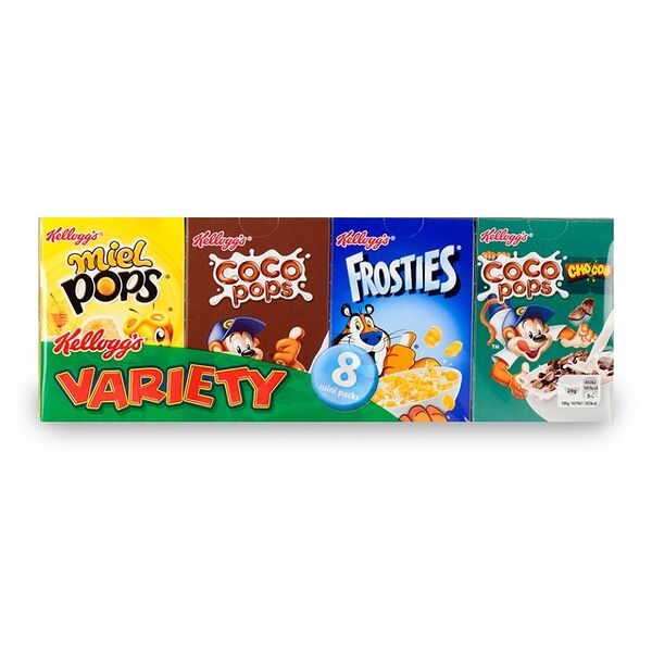 Хлопья ассорти, Kellogg's, 8х25 г, Франция