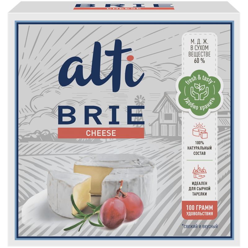 

Сыр Alti Brie мягкий 60% 100 г