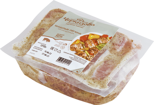 

Шашлык ЧЕРКИЗОВО Легкий из карбонада кат.В охл в/у вес до 1.8кг