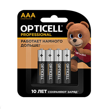 Батарейки Opticell Professional AАA 4 шт