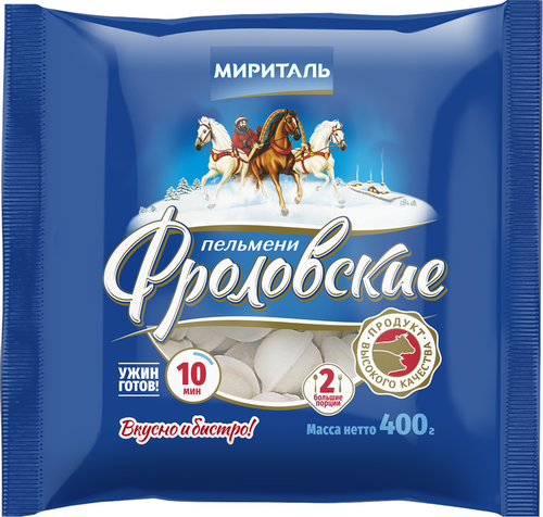 

Пельмени Мириталь Фроловские, 400 г