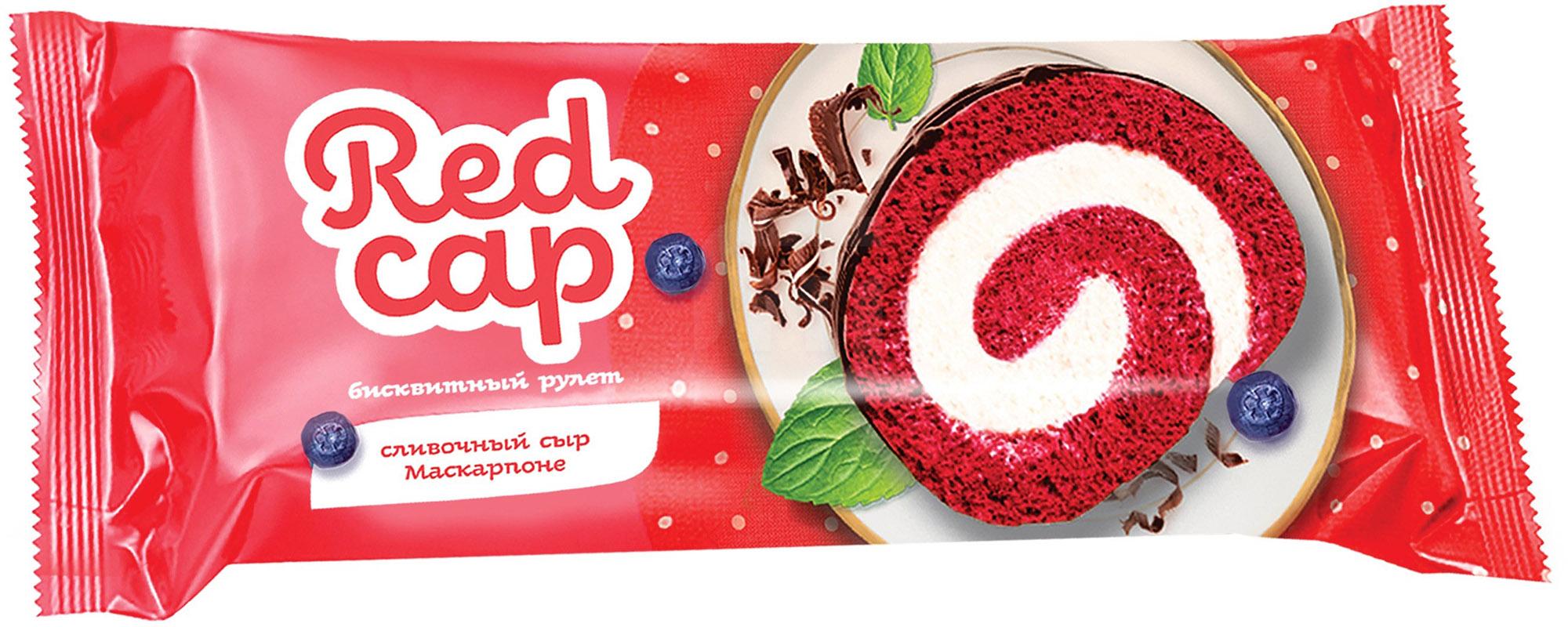 

Рулет Redcap бисквитный сливочный сыр Маскарпоне
