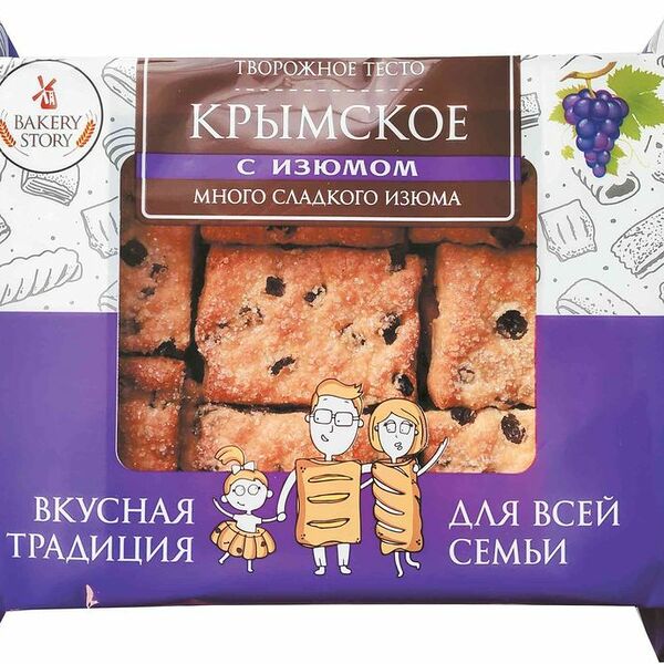 Изделие Bakery Story  хлебобулочное Крымское с изюмом 500г