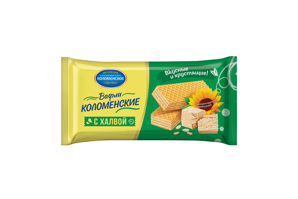 Вафли с халвой Коломенское