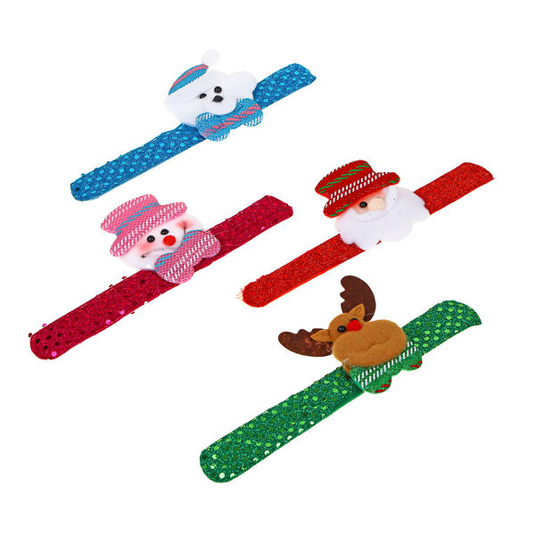 Кляк-браслет Сноубум с мягкой игрушкой 21 см 4 дизайна в ассортименте 1 шт