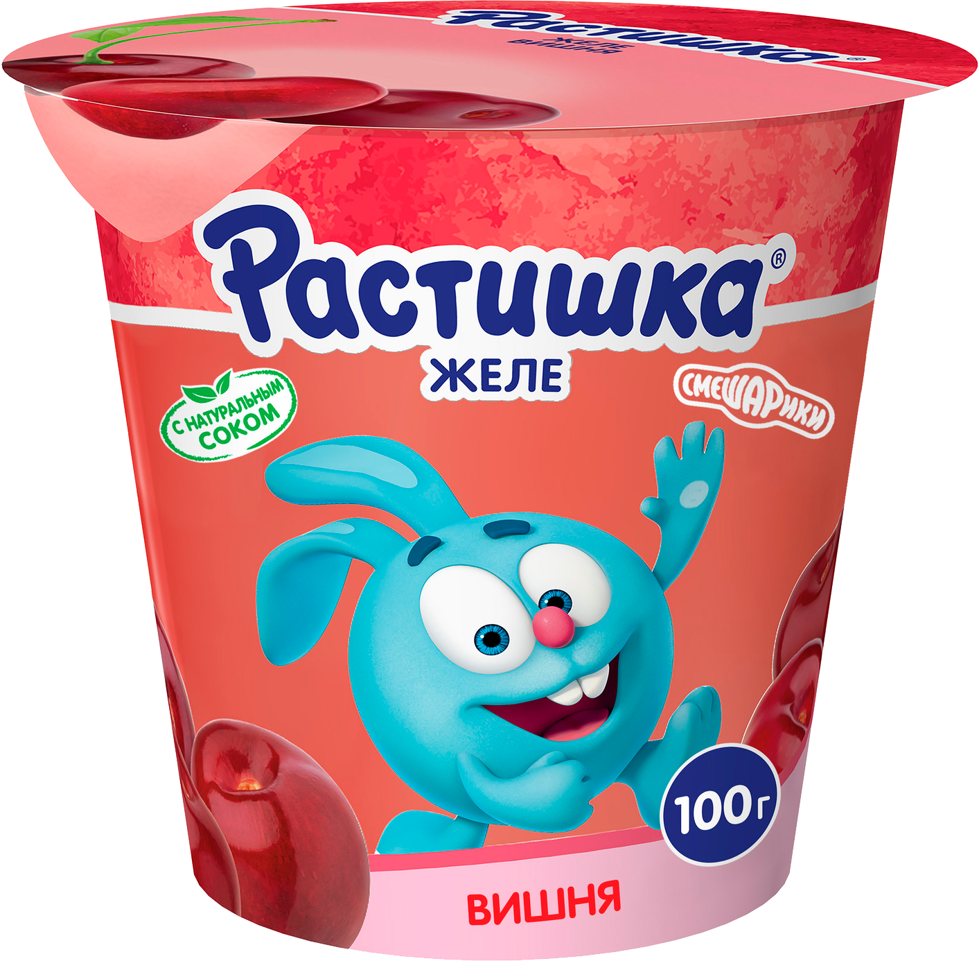 

Желе Растишка Вишня с натуральным соком