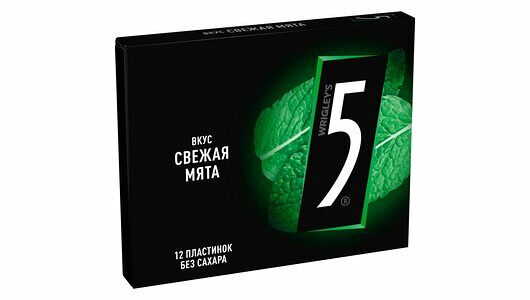 Жевательная резинка Five Electro Свежая мята без сахара
