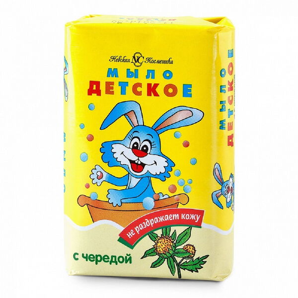 Мыло туалетное Невская Косметика Детское с чередой 90г