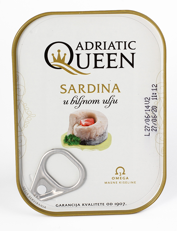 

Сардина Adriatic queen в масле