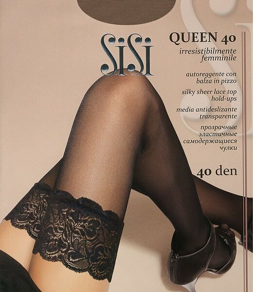 Чулки SiSi Queen 40 Daino Бежевые Размер 3