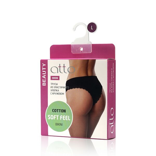 Женские трусы Atto Beauty Bikini, Бордо, L