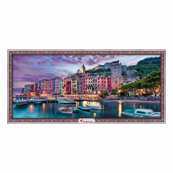 АЖ-1795 Картина стразами 'Итальянские сумерки' 70*30см