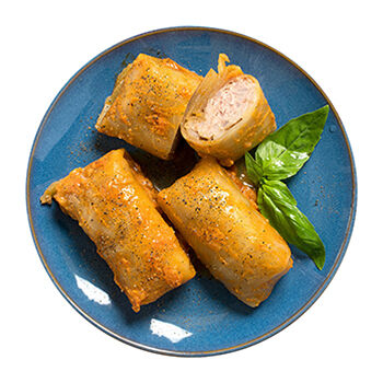 Голубцы мясные тушеные в томатно-сливочном соусе от бренд-шефа АВ, вес