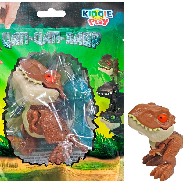 Игрушка KIDDIEPLAY Фигурка динозавра Дино-Цап, 6 видов, в ассортименте, 1шт
