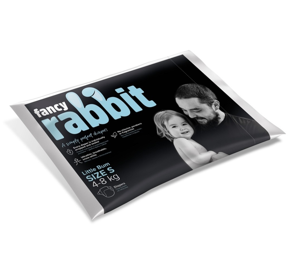 

Подгузники, Black Rabbit, 32 шт., размер S (4–8 кг), США