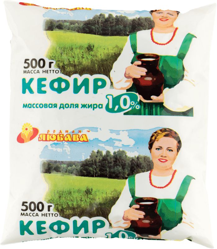 

Кефир Любава 1% 500 г