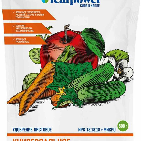 Удобрение азотно-фосфорно-калийное Fertika Leaf power Универсальное