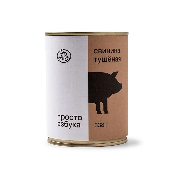 Свинина тушеная Просто Азбука ГОСТ высший сорт