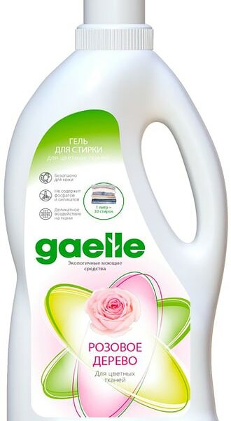 Гель для стирки Gaelle для цветного белья Розовое дерево 1л