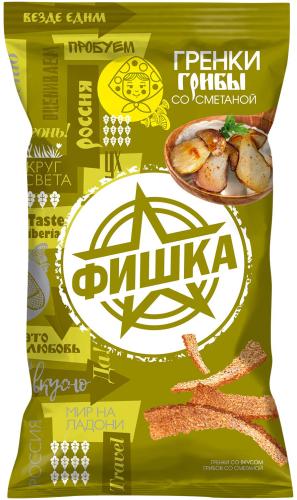 

Гренки Фишка грибы со сметаной 120 г