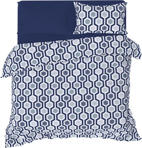 

Простыня на резинке HOMECLUB 90х200см, синяя, бязь, хлопок