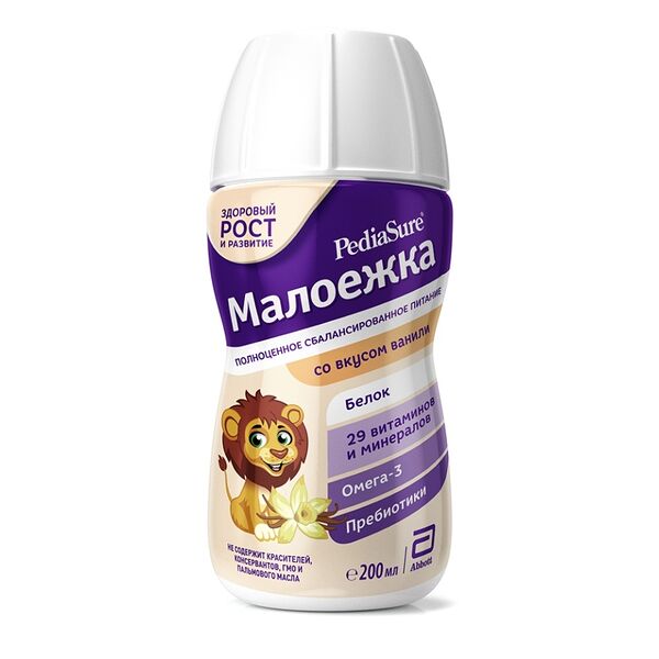 Смесь PediaSure Малоежка со вкусом ванили 200 мл