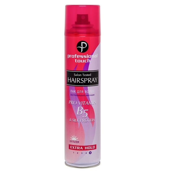 Лак для волос Professional Touch B5 silk protein, 265 мл