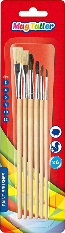 

Кисти MAGTALLER Hapsi set Арт. 548306, 6шт