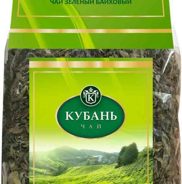 Чай зелёный Кубань-Чай байховый