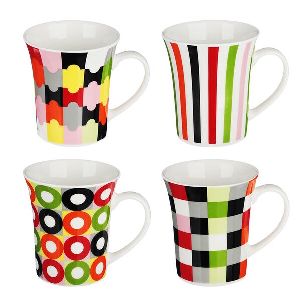Кружка Этюд 350 мл фарфор 4 дизайна в ассортименте