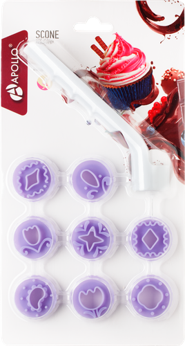 

Декоратор APOLLO Scone, 8 насадок, пластик