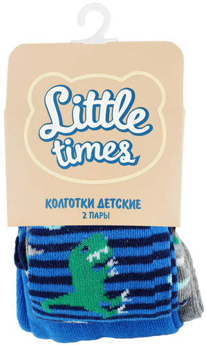 

Колготки дет LITTLE TIMES набор Alvin, set син. 74-80 - 92